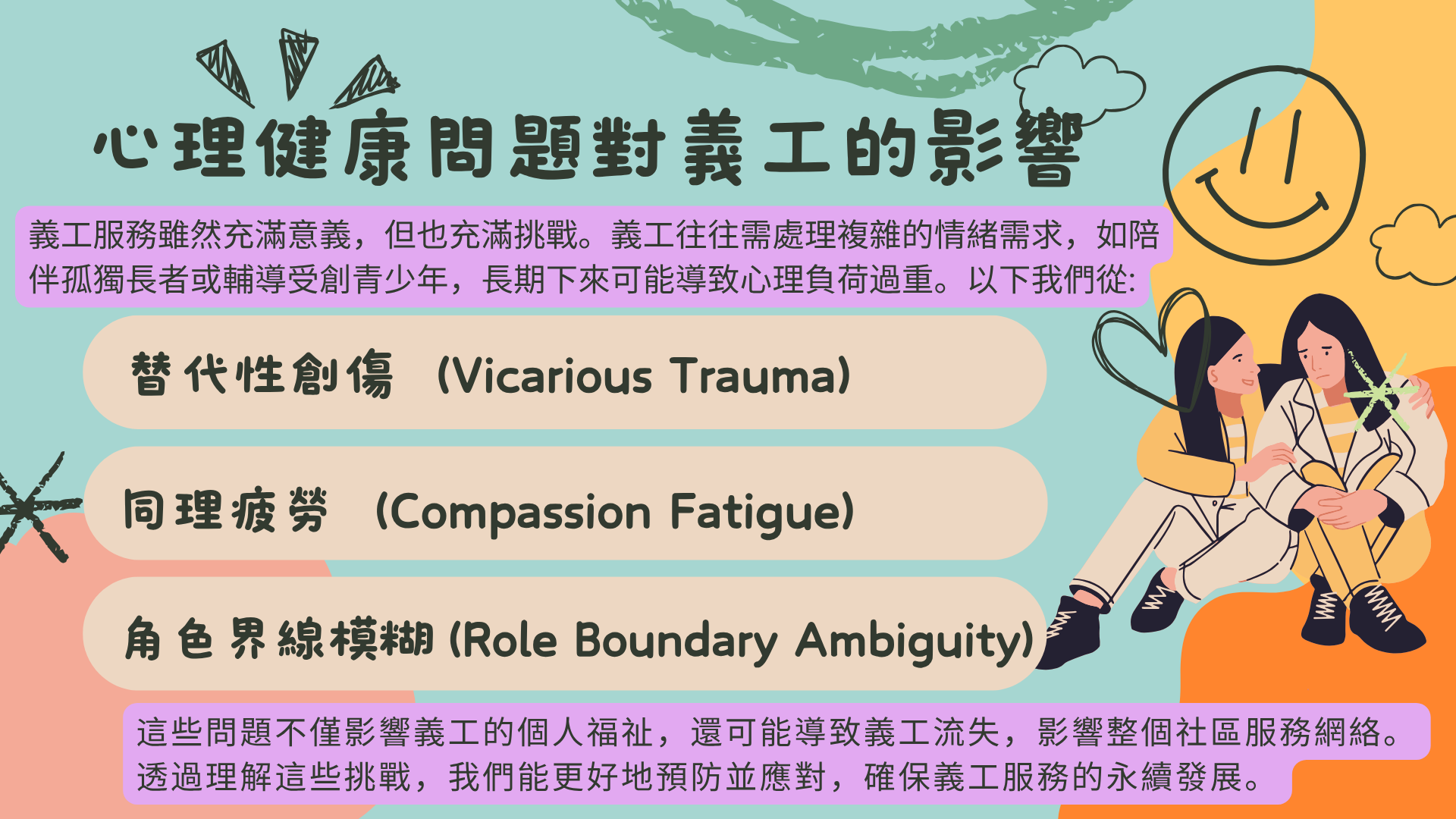 義工心理健康圖示